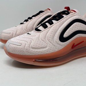 Nike Womens Air Max 720 Pink Coral Low Top Lace Up Comfort Sneaker Shoes Sz 7.5
